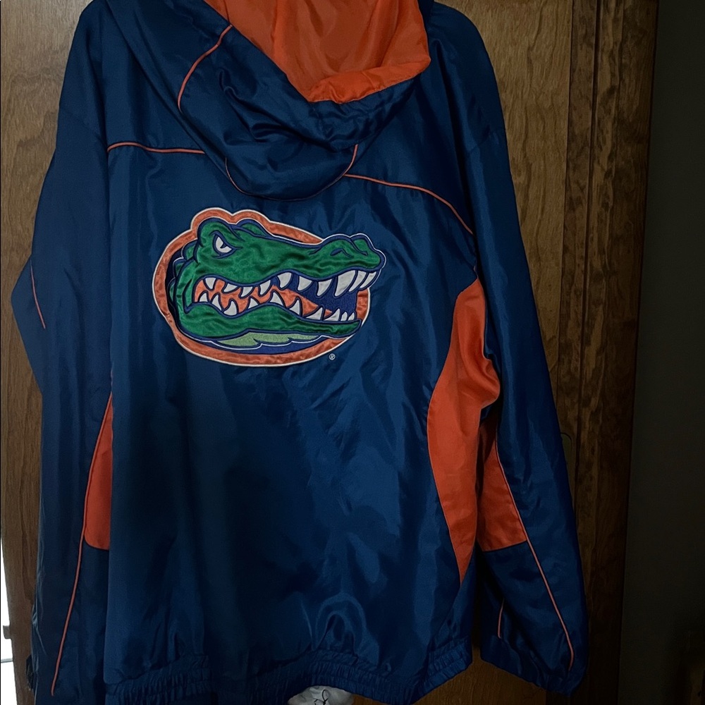 Blue and Orange University of Florida Gators Windbreaker Jacket